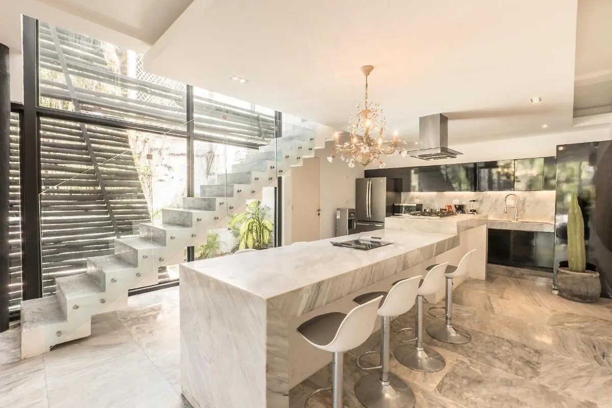 Casa Cristal En Aldea Zama Lägenhet Tulum