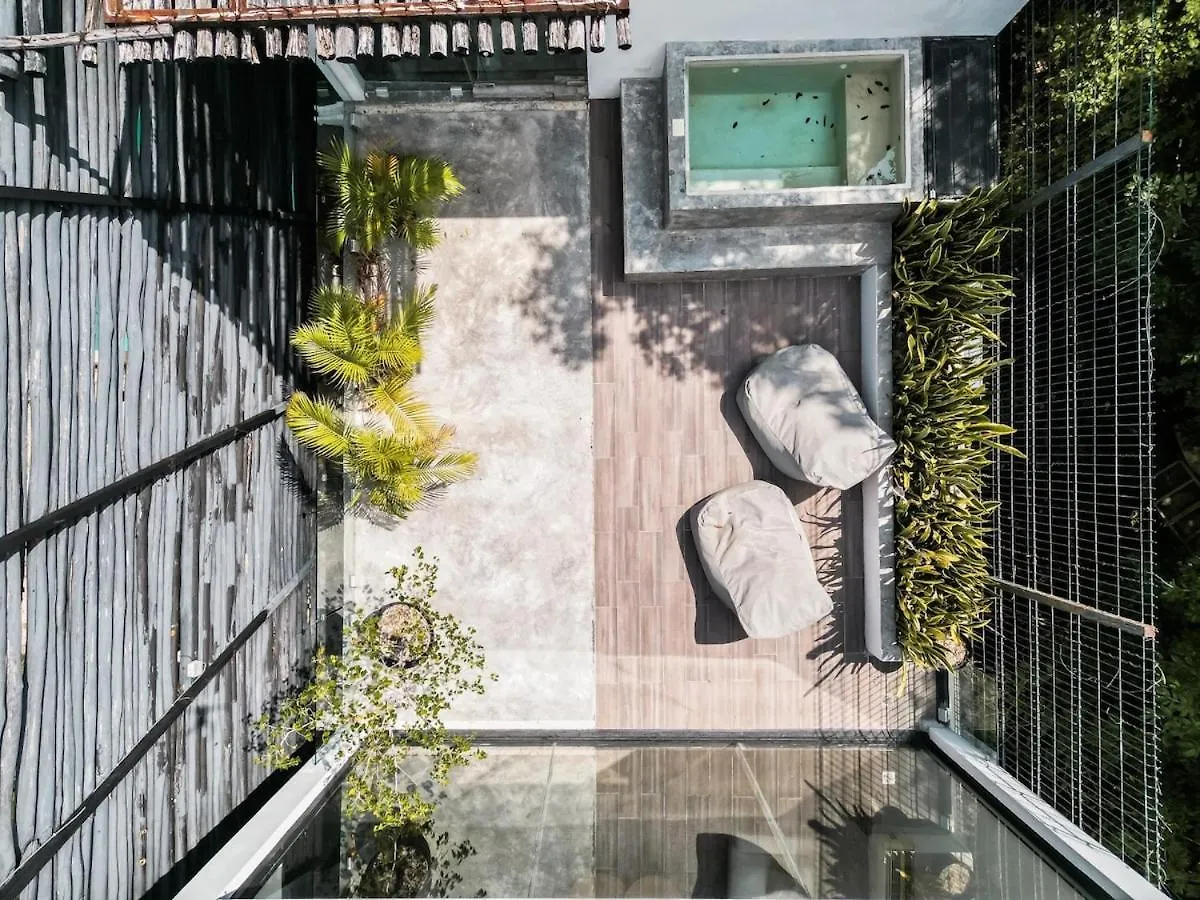 Casa Cristal En Aldea Zama Lägenhet Tulum