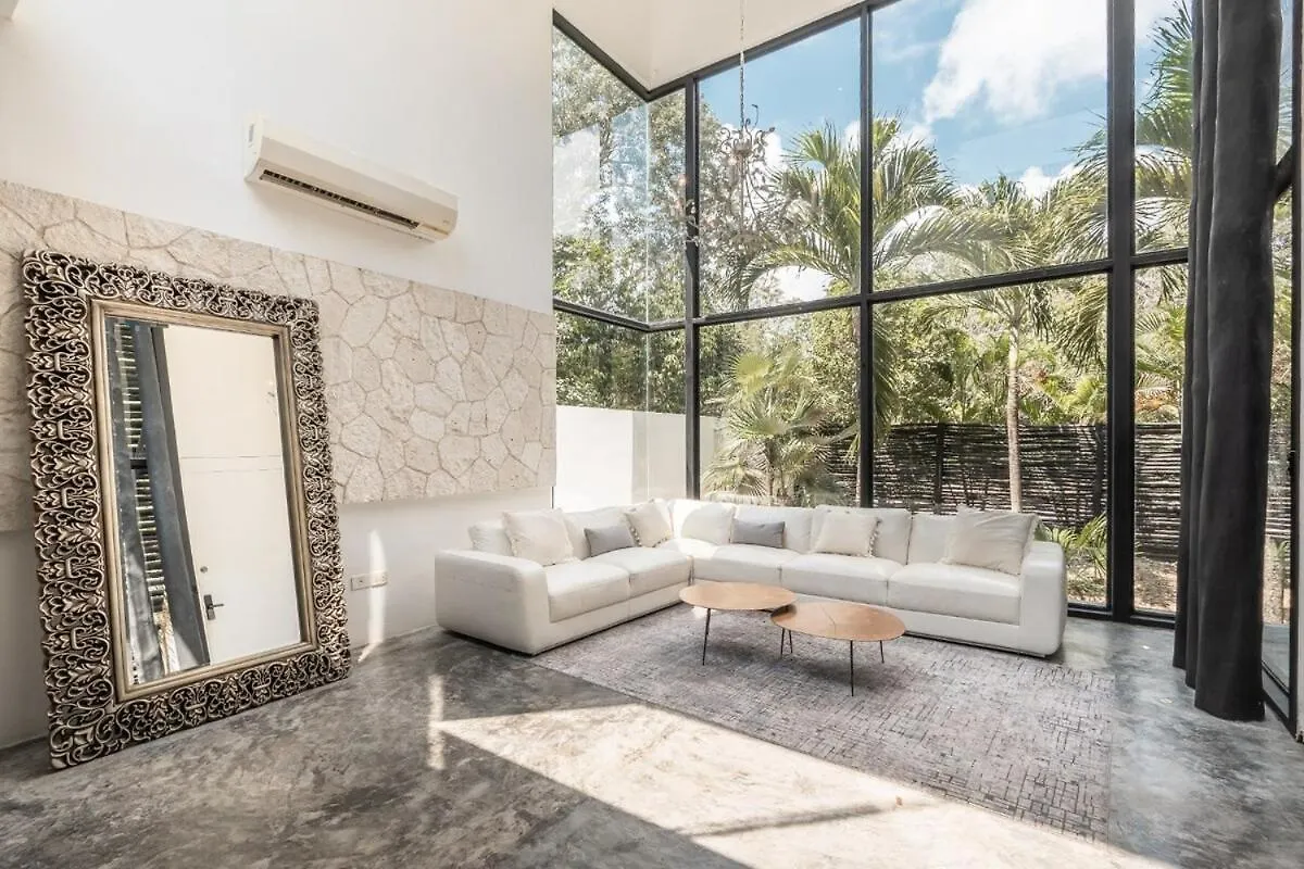 Casa Cristal En Aldea Zama Lägenhet Tulum