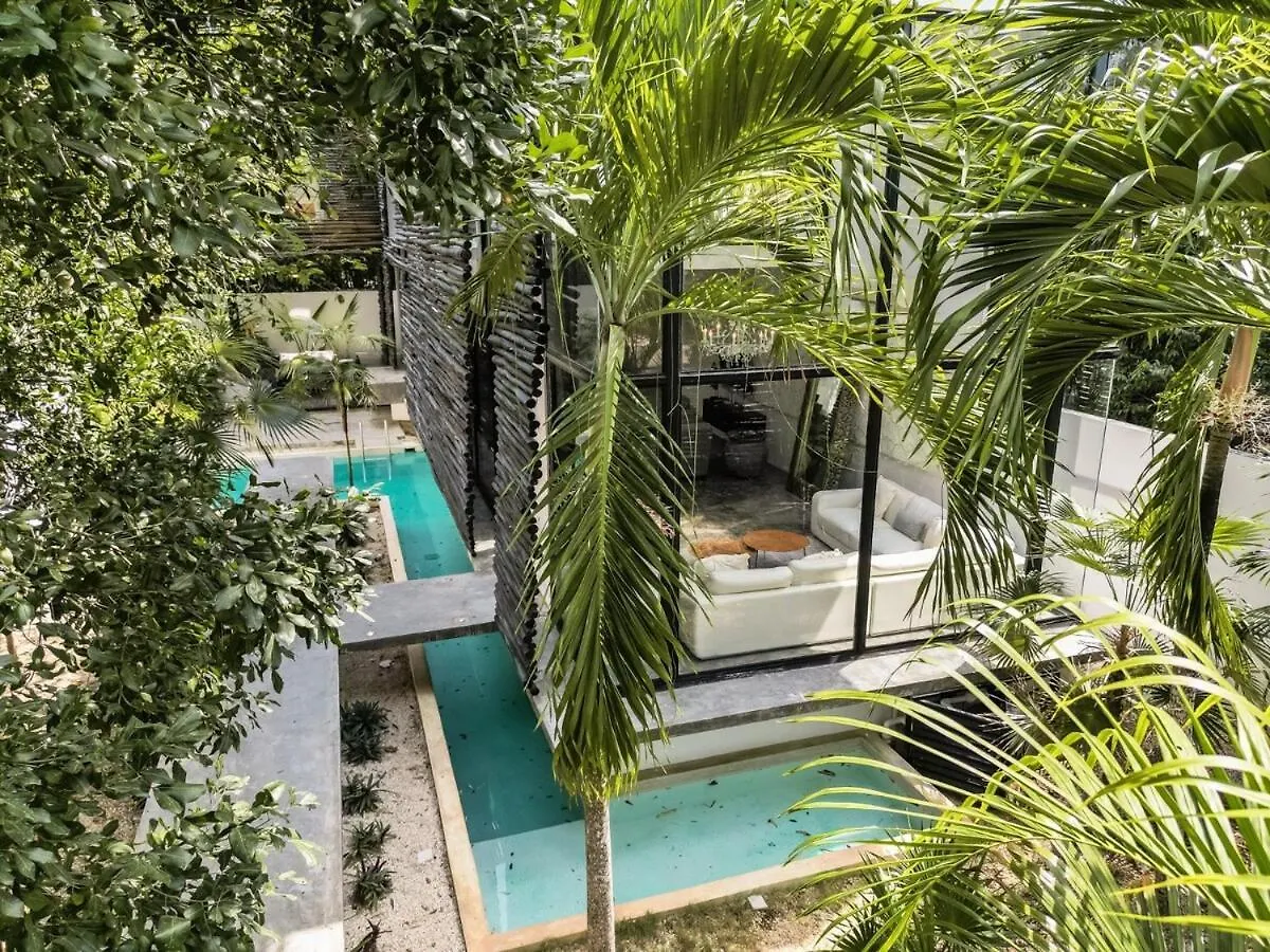 Casa Cristal En Aldea Zama Lägenhet Tulum Mexiko